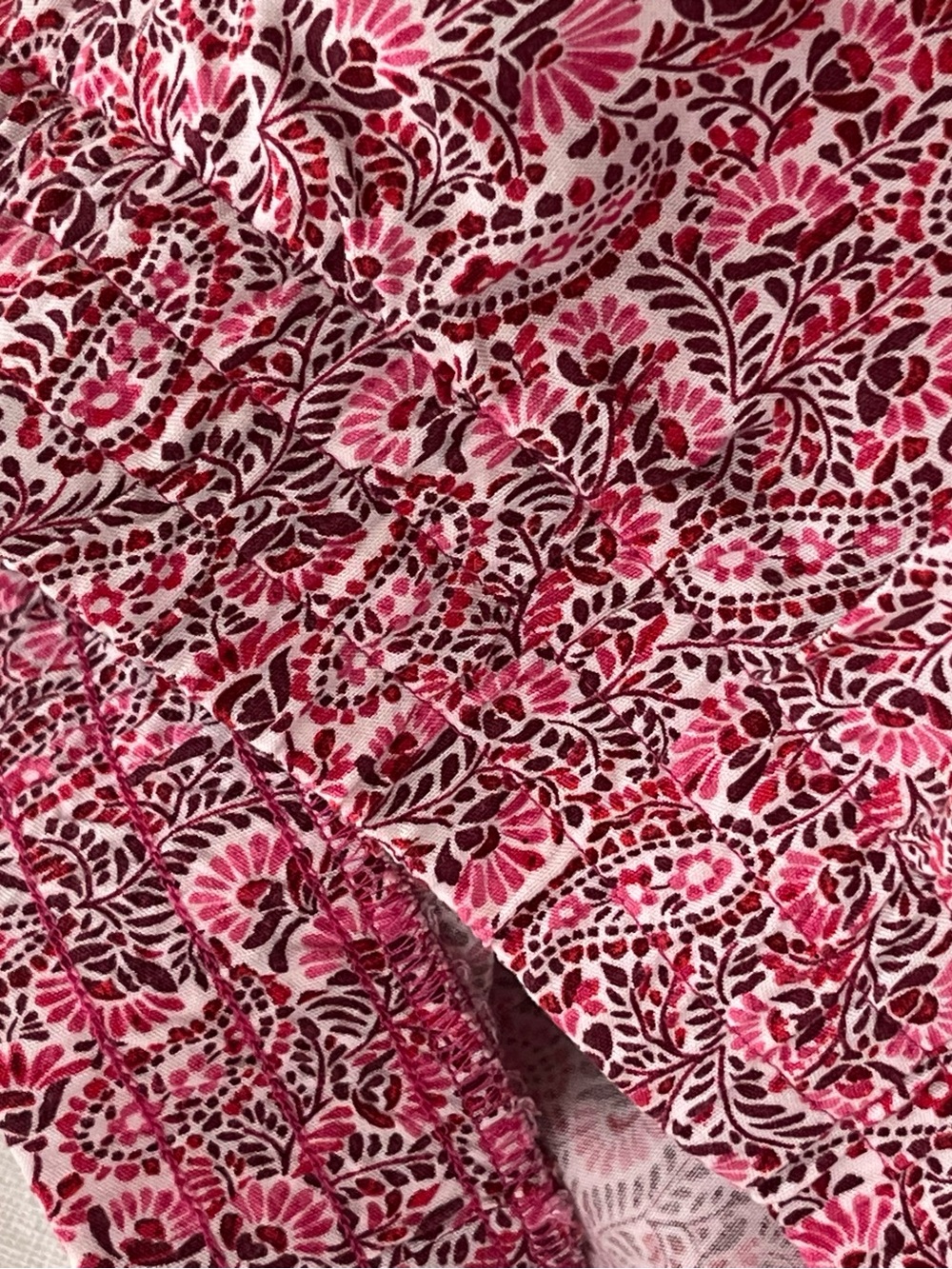 J. Jill Pink Paisley Cropped Pants Size Small - Picture 6 of 8